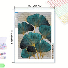 Creative Ginkgo Rhinestone DIY Diamond Painting Kit Home Wall Decor 5D