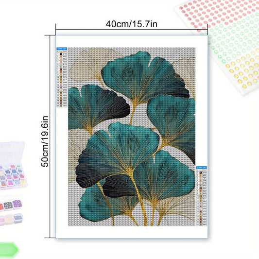 Creative Ginkgo Rhinestone DIY Diamond Painting Kit Home Wall Decor 5D