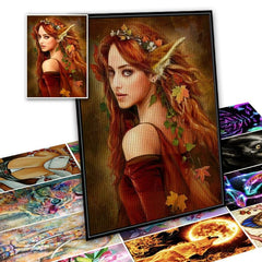 DIY Rhinestone Painting Kit - Cartoon Characters - Creative and Decorative
