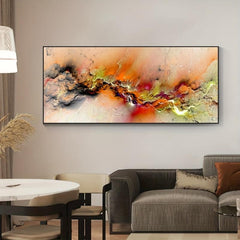 Abstract Cloud Art Painting Posters And Prints On Canvas Modern Wall Picture