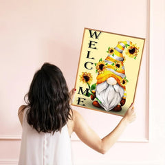 Gnome Diamond Painting Kits For Adults - DIY Full Drill Diamond Dots Art