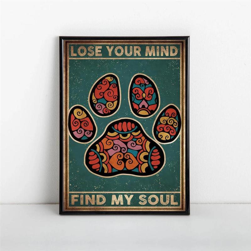Lose Your Mind Find Your Soul Quote Canvas Art