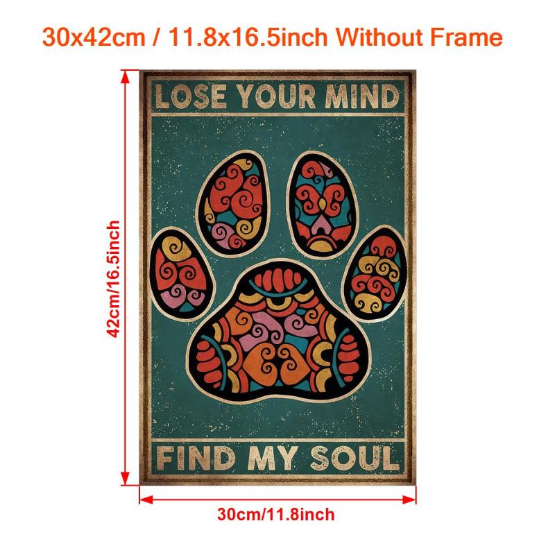 Lose Your Mind Find Your Soul Quote Canvas Art