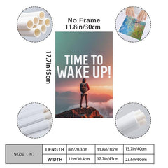 Canvas Poster Modern Art Get Up Landscape Poster Ideal Gift For Bedroom
