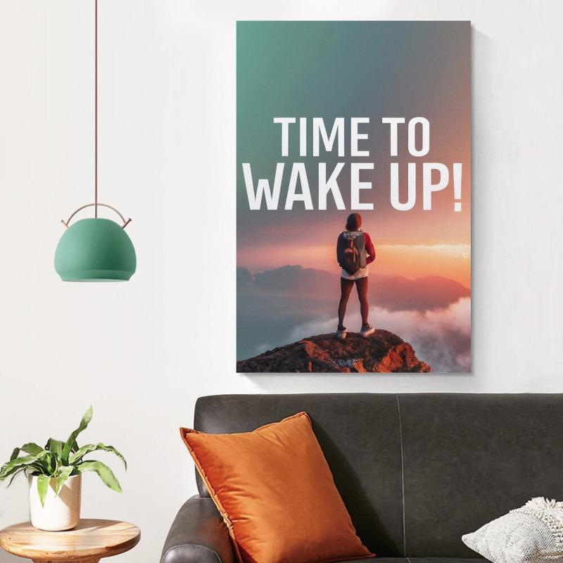 Canvas Poster Modern Art Get Up Landscape Poster Ideal Gift For Bedroom