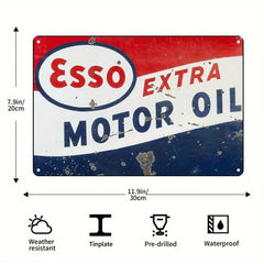 Sunoco The Distilled Retro Vintage Tin Sign 8x12inch