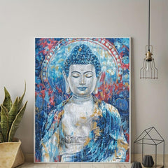 Abstract Canvas Buddha Painting Wall Art Decor