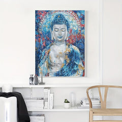 Abstract Canvas Buddha Painting Wall Art Decor