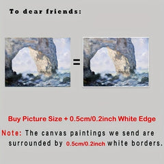 Art Canvas Painting The Manneporte Painting On Canvas Wall Art