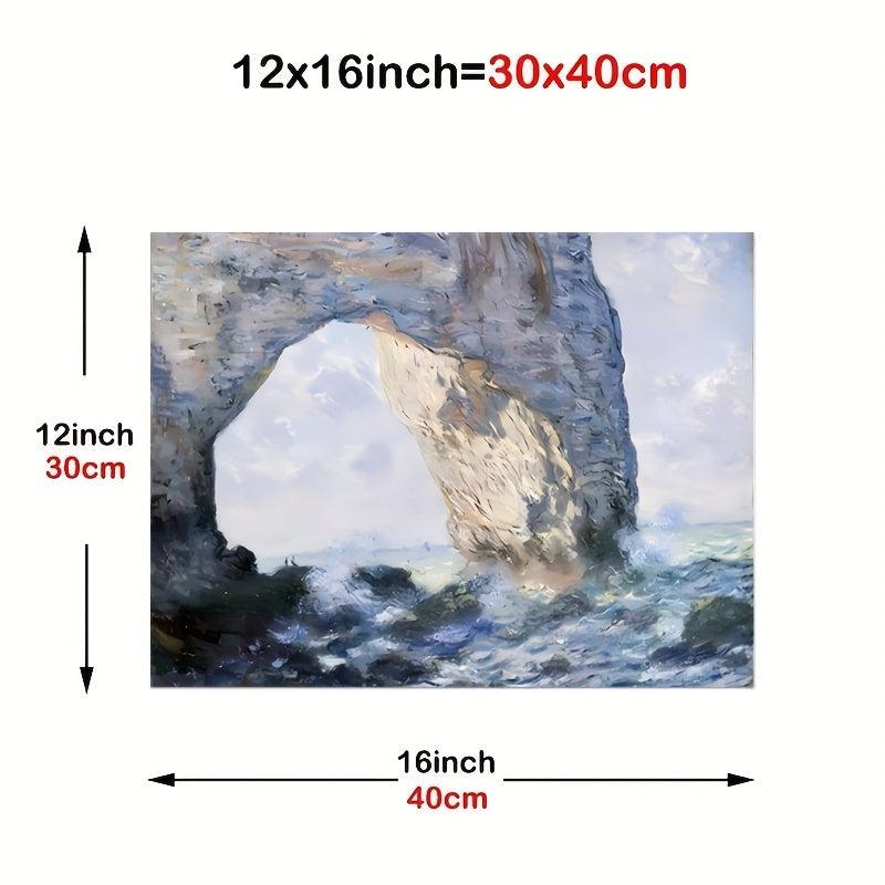 Art Canvas Painting The Manneporte Painting On Canvas Wall Art