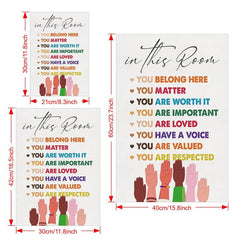 Canvas Poster Modern Art You Belong Here Wall Art