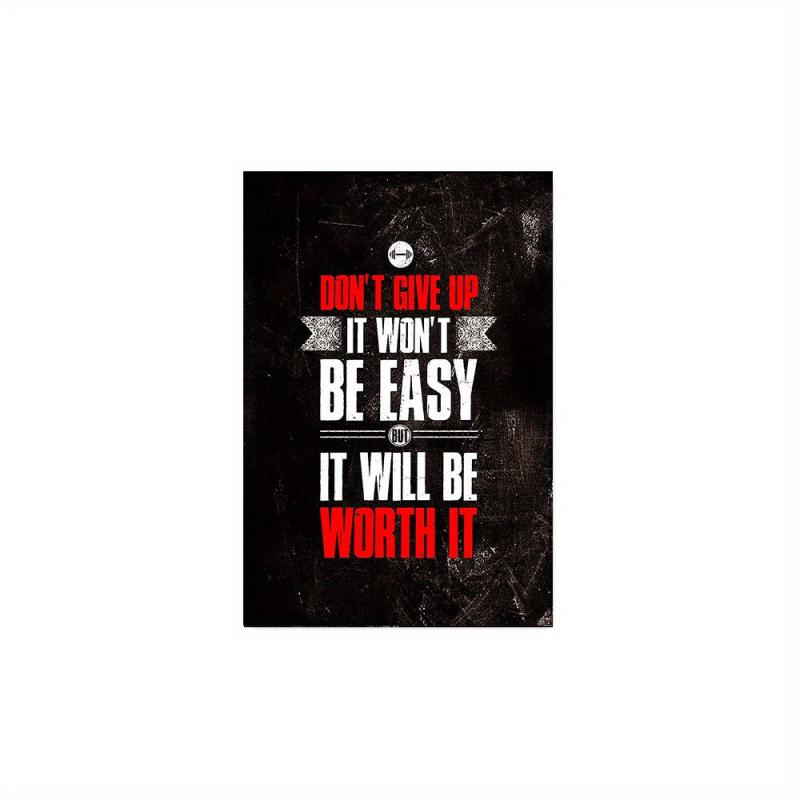 Motivational Gym Wall Art & Sports Quotes Bodybuilding Muscle Workout Poster