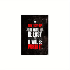 Motivational Gym Wall Art & Sports Quotes Bodybuilding Muscle Workout Poster