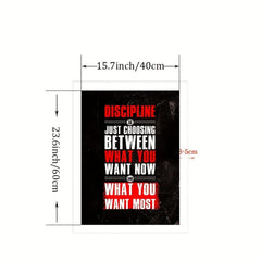 Motivational Gym Wall Art & Sports Quotes Bodybuilding Muscle Workout Poster