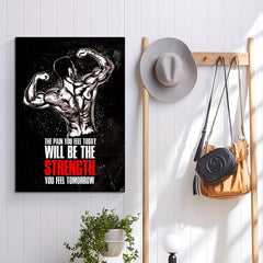 Motivational Gym Wall Art & Sports Quotes Bodybuilding Muscle Workout Poster