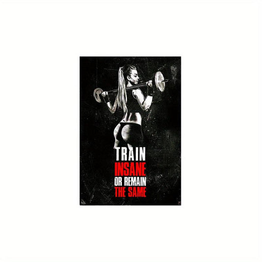 Motivational Gym Wall Art & Sports Quotes Bodybuilding Muscle Workout Poster
