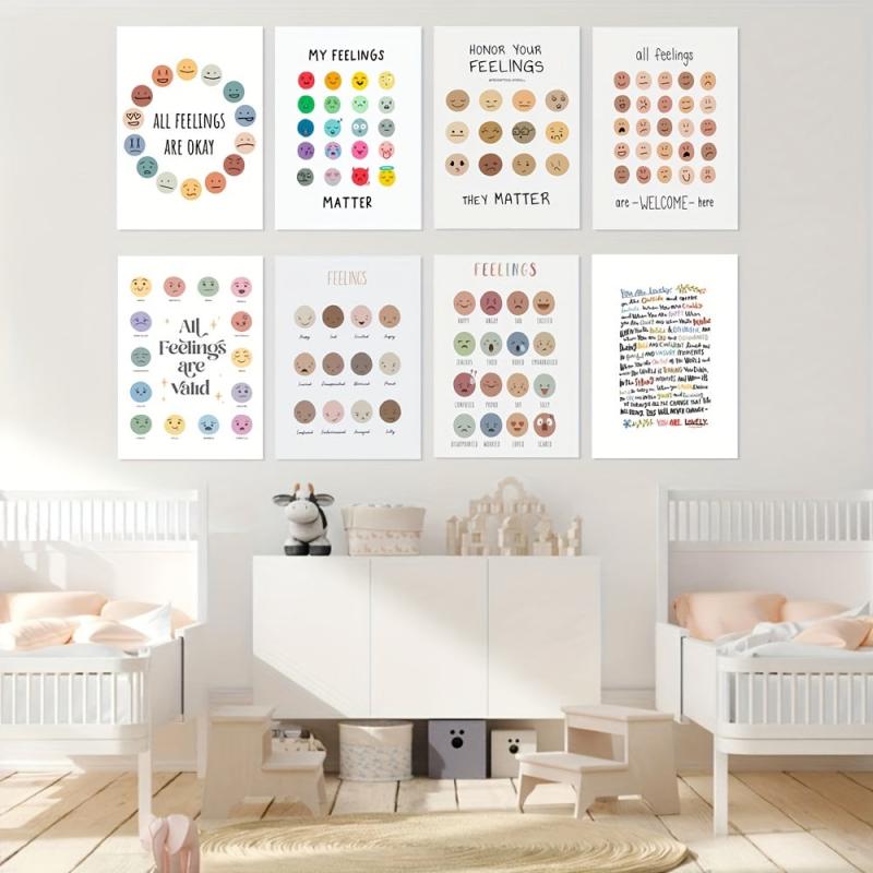 Mindset Expression Emotional Education Canvas Poster