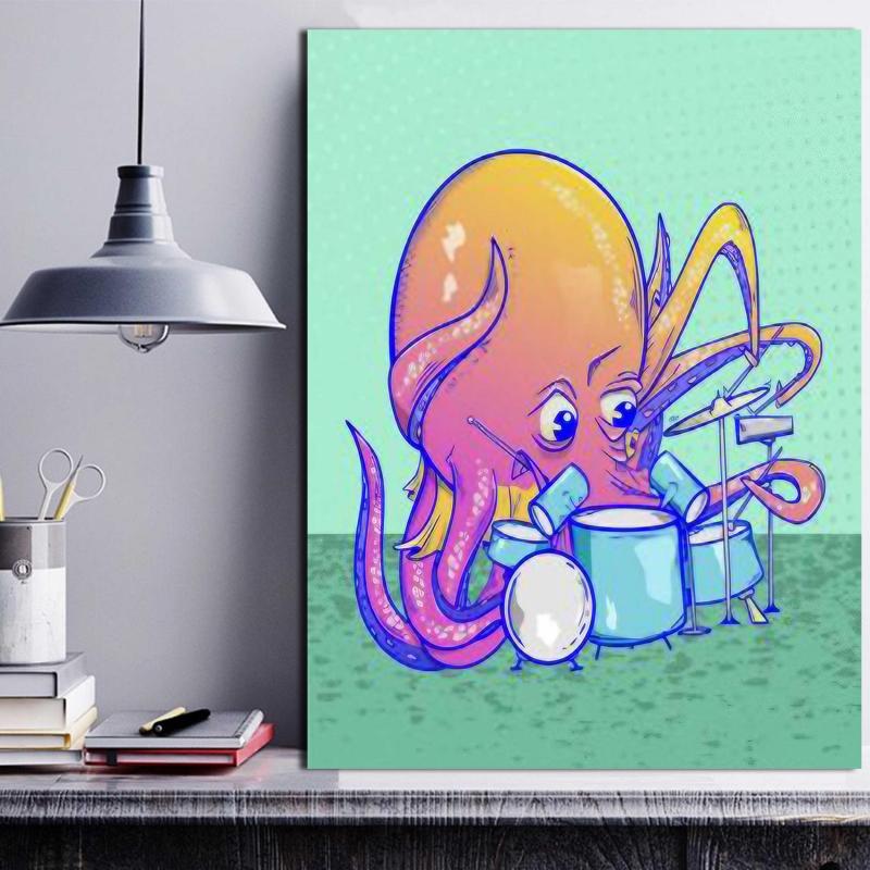 Squid Art Poster Wall Decoration Canvas Printing