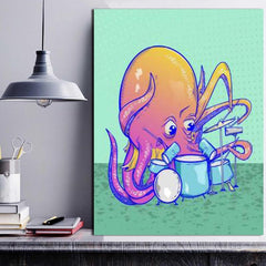 Squid Art Poster Wall Decoration Canvas Printing