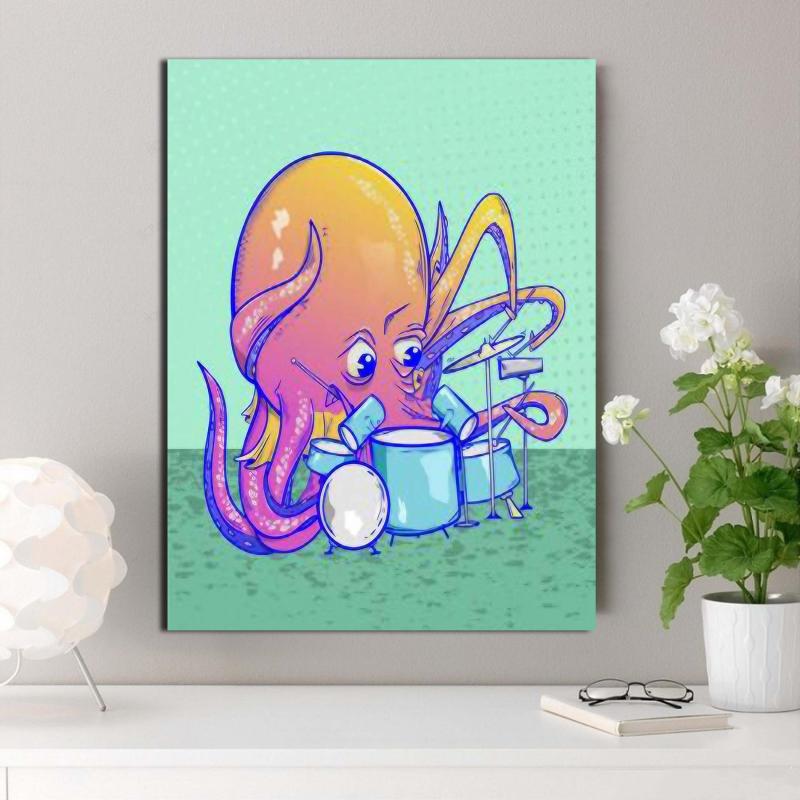 Squid Art Poster Wall Decoration Canvas Printing