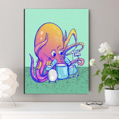 Squid Art Poster Wall Decoration Canvas Printing