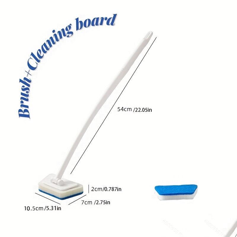 Long Handle Bathroom Wall Brush for Ceramic Tiles and Sponges