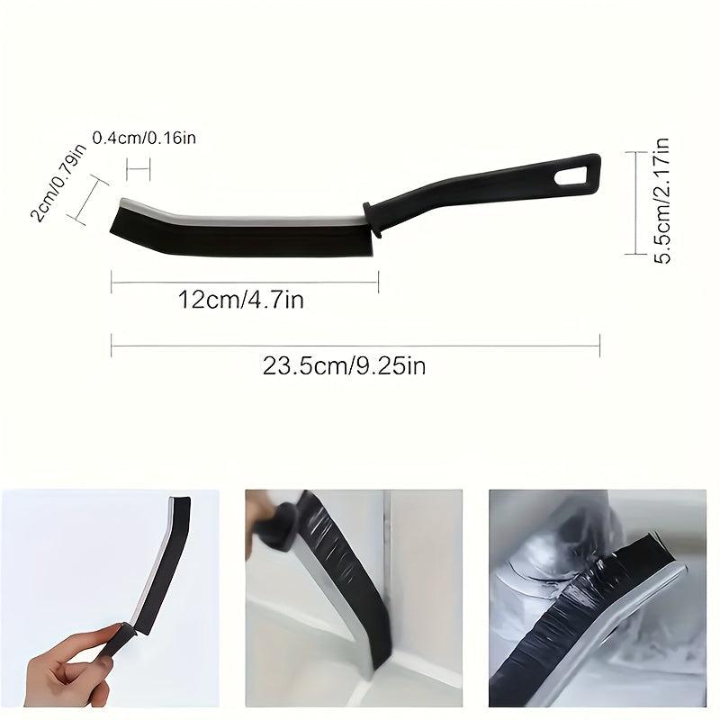 Long Handle Groove Cleaning Brush Hard Bristle Window Door Crevice Scrubber