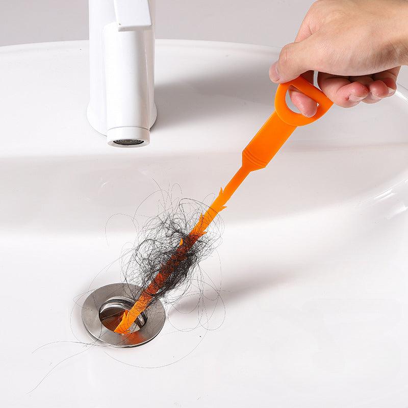 Drain Clog Remover Tool Plastic Sewer Dredging Hook