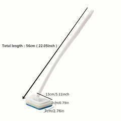 Long Handle Trapezoidal Bath Brush with Replaceable Head