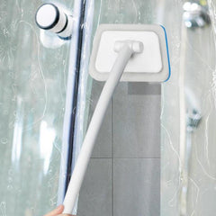 Long Handle Trapezoidal Bath Brush with Replaceable Head