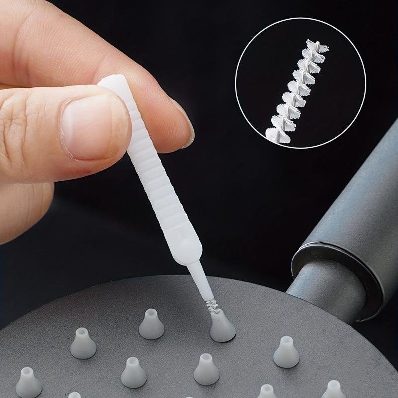 10pcs Shower Cleaning Brush Bathroom Toilet Nozzle Cleaning Tool