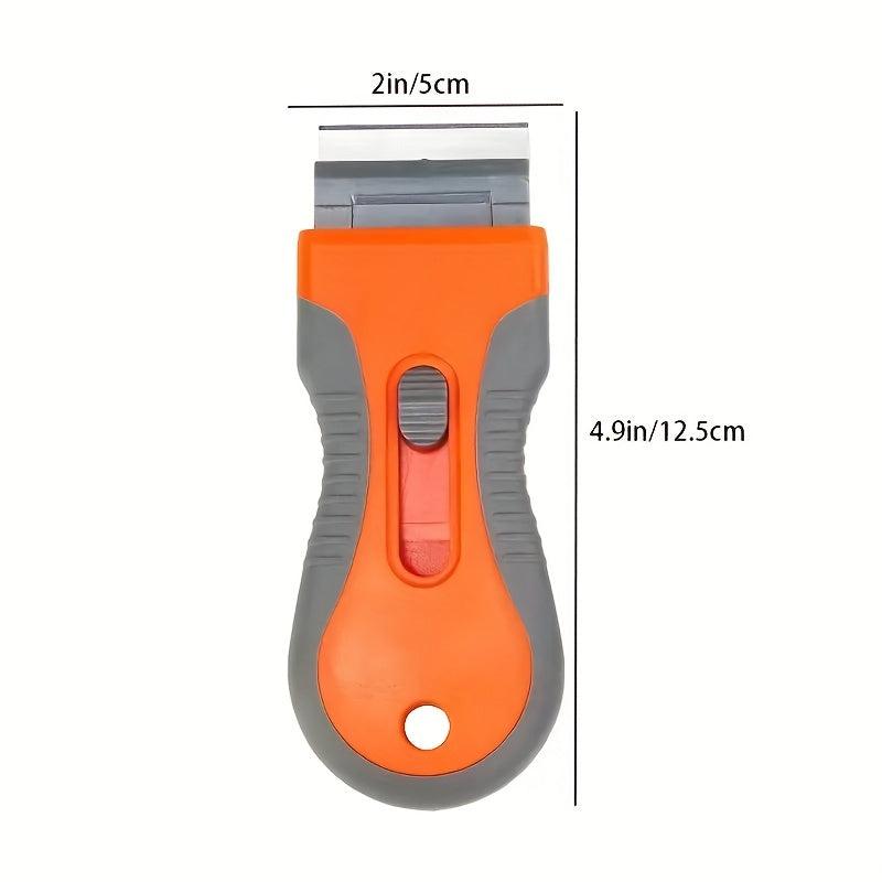 2pcs Blade Scraper Paint Glue Glass Cleaning Durable Window Scraping Tool