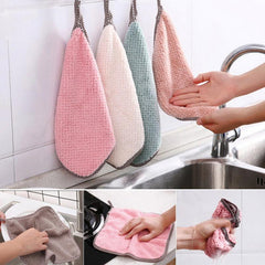 5 Pack Kitchen Towels Non Stick Absorbent Dish Cloths for Cleaning