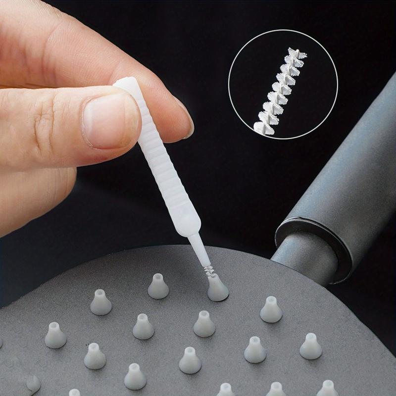 10pcs Shower Head Cleaning Brush Mini Brush Anti-clogging Nozzle Clean Brush