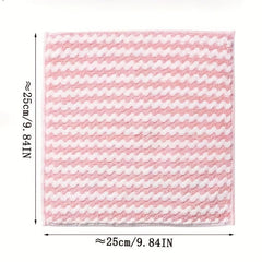 Microfiber Cleaning Cloth Dish Towel Washable Durable Rag Kitchen
