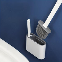 2 Toilet Brushes & 1 Holder Wall Mounted Toilet Brush And Holder Set