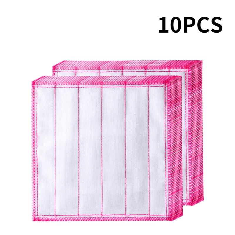 Microfiber Kitchen Cleaning Cloth Absorbent Scouring Pad