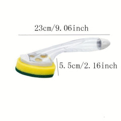 7pc Replacement Dishwashing Stick & Sponge Head Clean Kitchen Sink