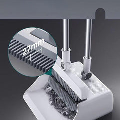 3pcs Household Broom Floor Brush Dustpan Set Thickened Sweeping Broom