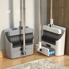 3pcs Household Broom Floor Brush Dustpan Set Thickened Sweeping Broom