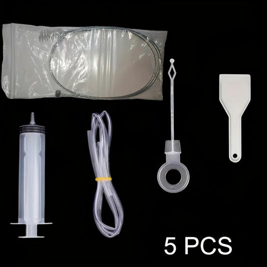 5pcs Fridge Drain Hole Clog Cleaning Tool Set Universal Dredging Kit