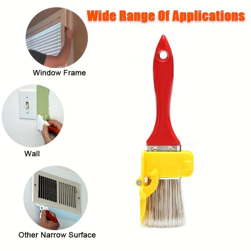 Edger Paint Brush Lightweight Clean Cut Painting Brush Wood Handle DIY Tool
