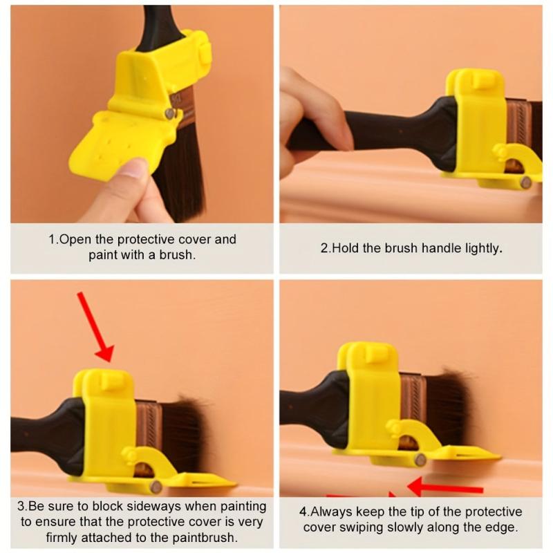 Edger Paint Brush Lightweight Clean Cut Painting Brush Wood Handle DIY Tool