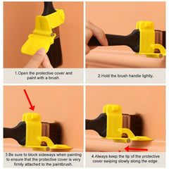 Edger Paint Brush Lightweight Clean Cut Painting Brush Wood Handle DIY Tool