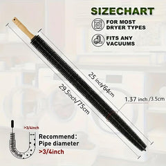 Lint Vent Trap Cleaner Brush Flexible Lint Remover