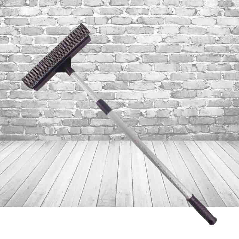 Telescopic Window Squeegee Glass Wiper Water Removal Scraper