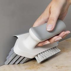 3-Sided Floor Brush for Bathroom/Toilet Cleaning