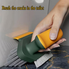3-Sided Floor Brush for Bathroom/Toilet Cleaning