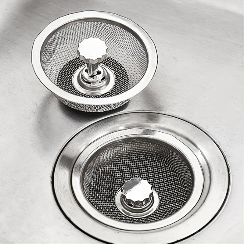 Kitchen Sink Filter Stainless Steel Slag Screen 3pcs