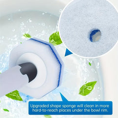 18pcs Toilet Wand Disinfecting Refills Disposable for Bathroom Cleaning